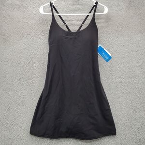 Ewedoos Athletic Tennis Dress Womens Medium Built In Shorts Active Black NWT